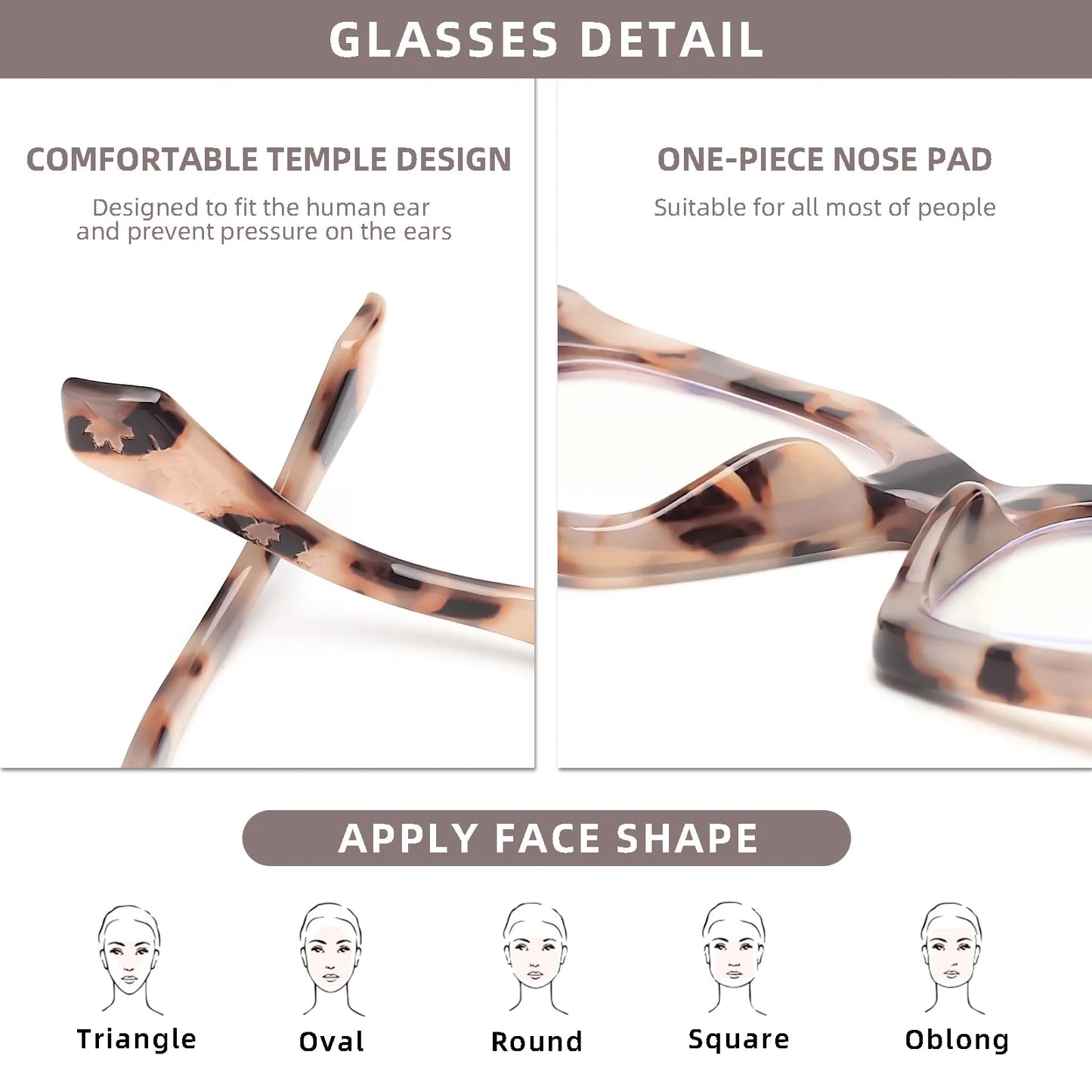 Anti-Blue Light Reading Glasses Good Quality Prescription Glasses For Women Fashion Square Reading Computer Eyeglasses