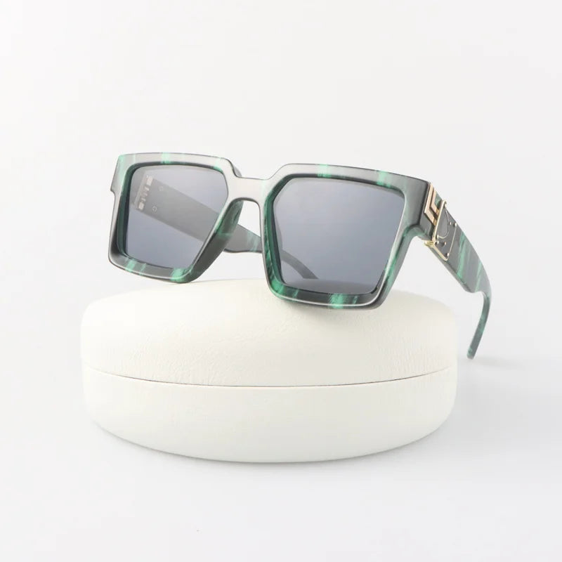 Square Vintage Sunglasses Man