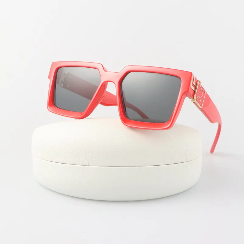 Square Vintage Sunglasses Man